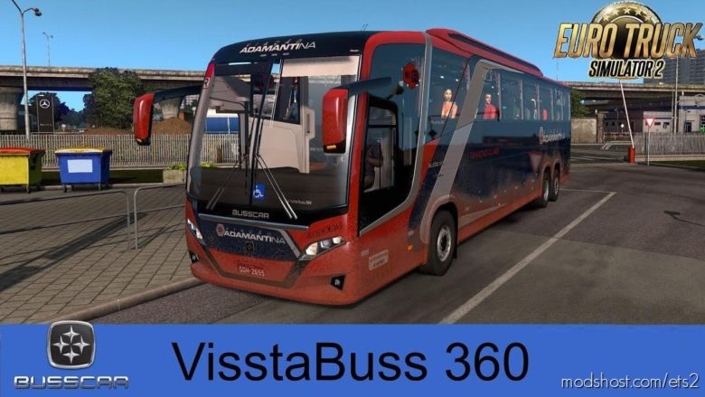Scania Busscar NEW Visstabuss 360 V2.5 for Euro Truck Simulator 2