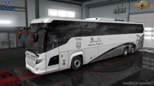 ETS2 Mod: Scania Touring BUS + Interior V1.5 1.36.X (Image #4)