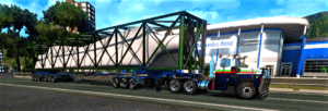 ETS2 Mod: OVERWEIGHT 9 AXLE DOLLY TRAILER WITH STEER AND LIFT AXLE 1.36 200 TON+ (Image #2)