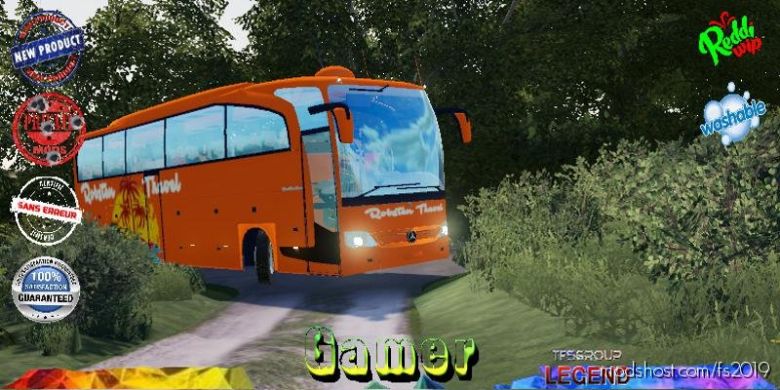 Autobus Rosten Travel V1.5 for Farming Simulator 19