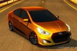 ETS2 Car Mod: Hyundai Accent Blue 2010 V3.0 1.36.X (Image #2)