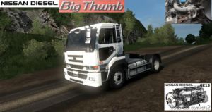 ETS2 Nissan Mod: Diesel GE13 Sound For Nissan Diesel BIG Thumb (Featured)