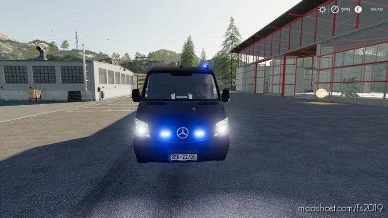 Mercedes Benz Sprinter 2014 SEK for Farming Simulator 19