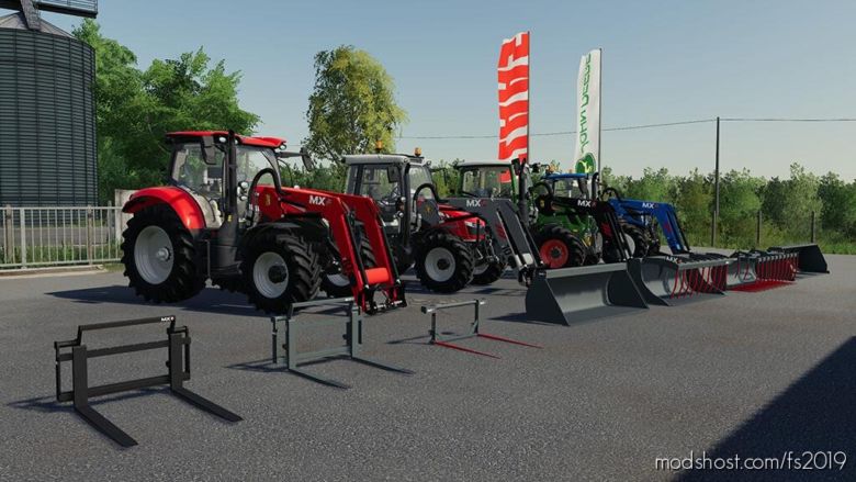 MX Frontloaders And Tools Pack for Farming Simulator 19