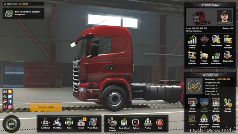Profile For The Game Version [1.37] for Euro Truck Simulator 2