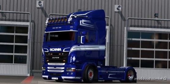 MPT Style Paintable Skin 1.1 For Scania RJL for Euro Truck Simulator 2
