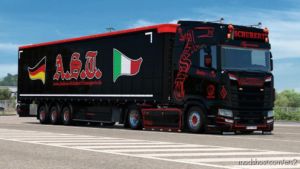 ETS2 Scania Mod: Paintable Andreas Schubert Skin V1.1 (Image #2)