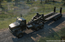 SnowRunner Mod: Offroad Semitrailer M747 (Image #2)