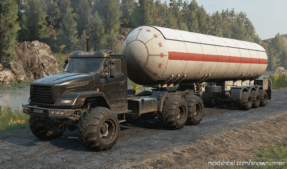 Offroad Oil Tank Semitrailer for SnowRunner