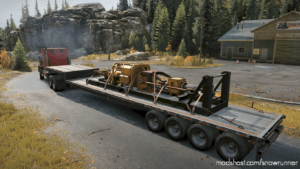 SnowRunner Mod: 16 Wheels Stepdeck Semitrailer (Image #2)