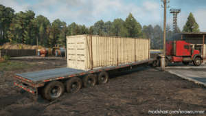 SnowRunner Mod: 16 Wheels Stepdeck Semitrailer (Image #3)