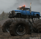 SnowRunner Car Mod: International Loadstar 1700 Monster Truck V1.0.1 (Image #2)