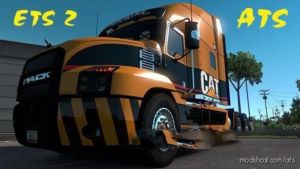 ATS Mod: CAT Skin For Mack Anthem From SCS (Image #2)