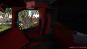 ETS2 Volvo Mod: RED And Black Interior For Volvo (Image #2)