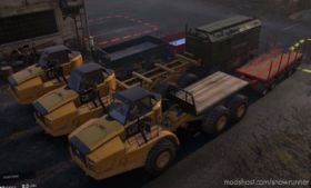 SnowRunner Mod: CAT 745C – Articulated Truck V1.1 (Image #2)