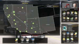 ATS Mod: Full Save Game ATS (Free DLC) Mpmods 1.37 (Image #2)