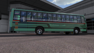 ETS2 Mod: Indian TamilNadu TNSTC BUS Mod V1 (1.30,1.31 &1.32) (Image #4)