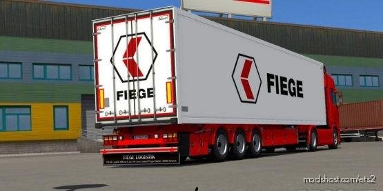 Fiege Logistik Skin For Ekeri Trailer [1.37] for Euro Truck Simulator 2