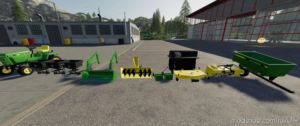 John Deere 332 Lawn Tractor With Lawn Mower And Garden V2.0 for Farming Simulator 19