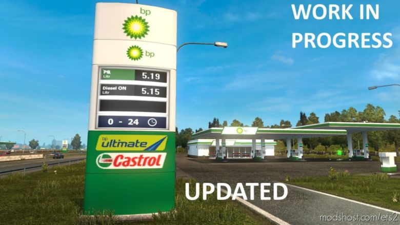 Real European GAS Stations [1.37] for Euro Truck Simulator 2