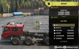 SnowRunner Mod: The Most Capacity Of Fuel, Repairs, Wheel V1.0 (Image #6)