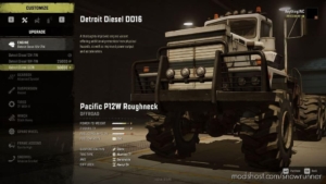 SnowRunner Truck Mod: Pacific P12W – Roughneck V1.3A (Image #8)