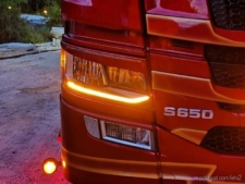 ETS2 Scania Part Mod: NTG Orange DRL 1.37.X (Image #2)