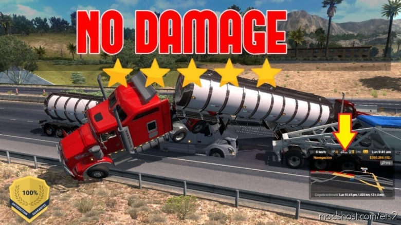 NO Damage Mod [1.37.X] 1.5 for Euro Truck Simulator 2