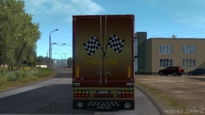 ETS2 Scania Skin Mod: Rally Racing Combo 1.37 (Image #2)