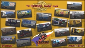 TZ Trailers Pack [1.37] for Euro Truck Simulator 2