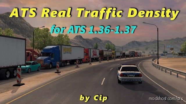 ATS Real Traffic Density By CIP V1.37.C for American Truck Simulator