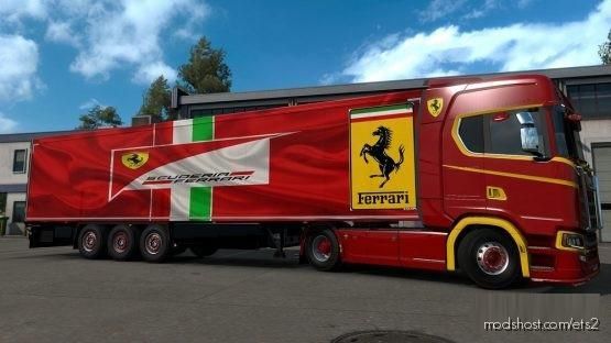Ferrari Trailer Skin for Euro Truck Simulator 2