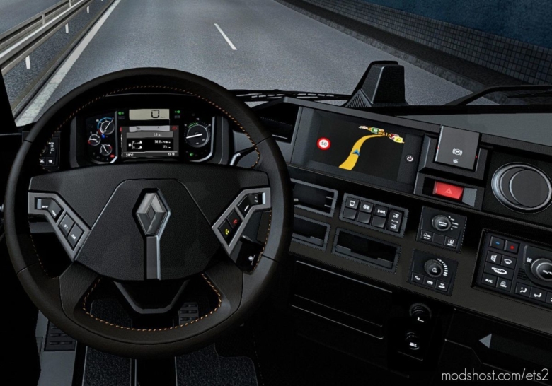 Ets2 Dark Interior For Renault Range T Mod Modshost