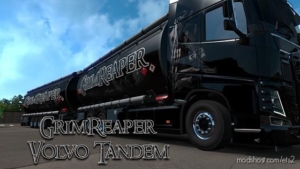 Grimreaper Volvo Tandem for Euro Truck Simulator 2