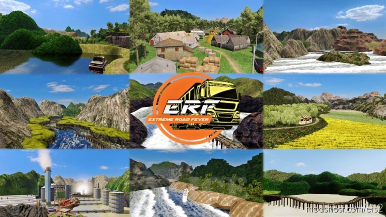 Extreme Road Fever: ERF Map [1.36 & 1.37] for Euro Truck Simulator 2