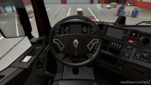 ETS2 Mod: Brown Interior For Renault Range T (Image #2)