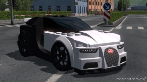 ETS2 Mod: Bugatti Chiron Lego CAR 1.37 (Image #3)