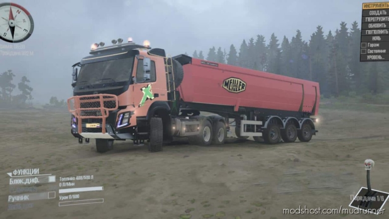 Volvo FMX Truck for MudRunner