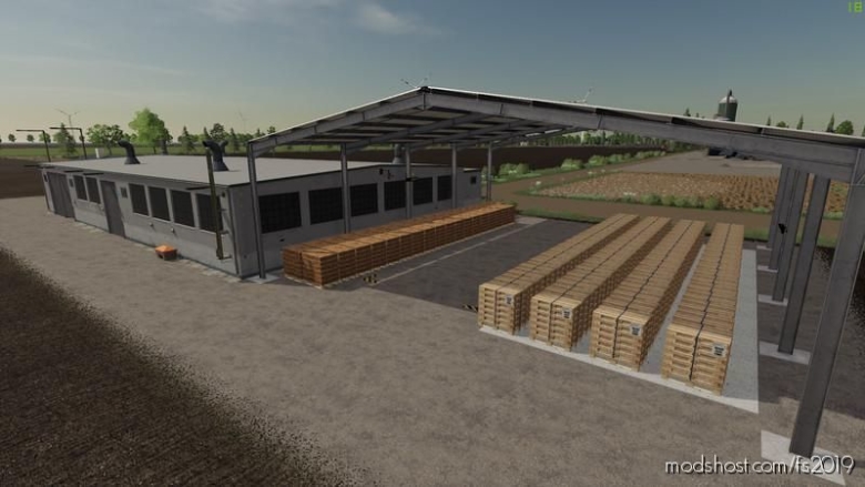 Euro Pallet Production With Global Company Script V1.2 for Farming Simulator 19