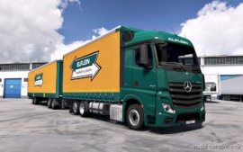 ETS2 Truck Mod: Mercedes Actros MP4 Edit By Alex V1.6 1.37 (Image #3)