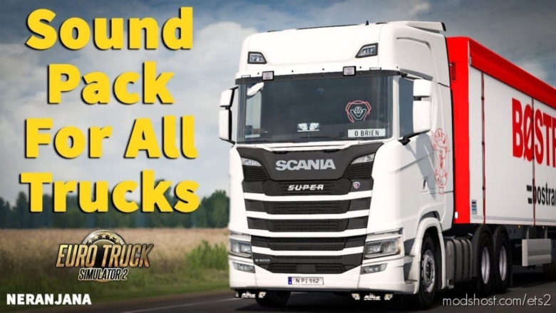 Truck Sound Pack DE Sons V2.0 By Nescau [1.37] for Euro Truck Simulator 2