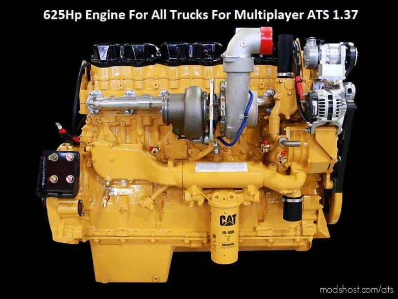625HP Engine For ALL Trucks For Multiplayer [1.37] for American Truck Simulator