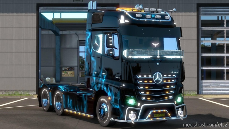 Mercedes Actros 2014 Eu/Uk [Multiplayer] [1.37] for Euro Truck Simulator 2