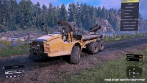 SnowRunner Mod: CAT 745C SE Truck V1.0.3 (Image #6)