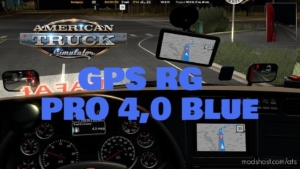 GPS RG PRO Blue ATS V4.0 for American Truck Simulator