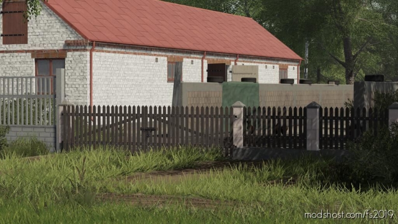 Brick Fence And Gates for Farming Simulator 19