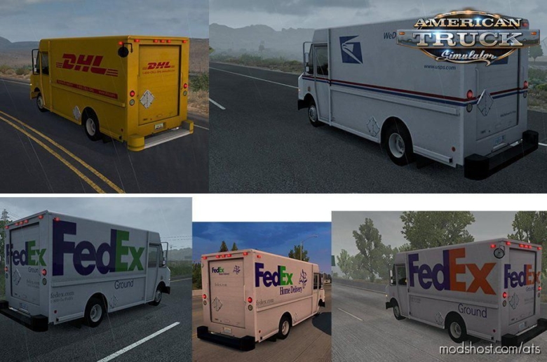 Chevy Step VAN Pack In AI Traffic [1.38.X] for American Truck Simulator