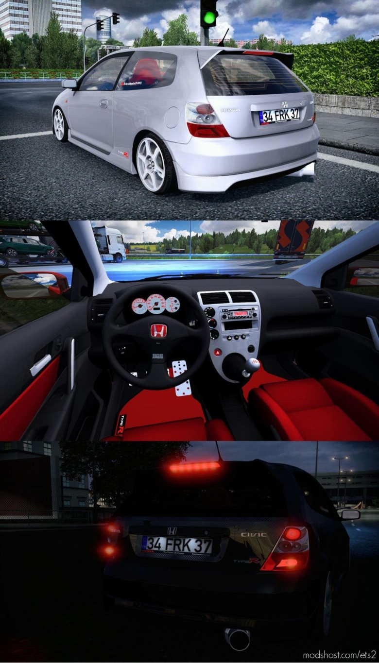 Honda EP3 Typer + Varex Sound [1.38] for Euro Truck Simulator 2