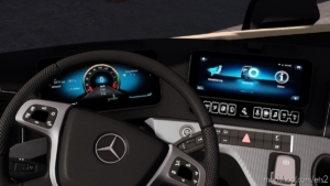 ETS2 Truck Mod: Mercedes Benz NEW Actros 2020 Mirror CAM 1.37 (Image #2)