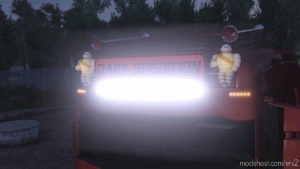 ETS2 Part Mod: LED BAR For ALL Trucks 1.37 (Image #2)